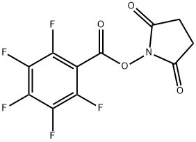 N-Succinimidyl
pentafluorobenzoate Structure