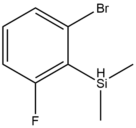 1-Bromo-2-(dimethylsilyl)-3-fluorobenzene Structure
