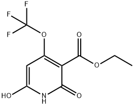 Ethyl 2,6-dihydroxy-4-(trifluoromethoxy)pyridine-3-carboxylate Structure