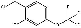 1-(chloromethyl)-2-fluoro-4-(trifluoromethoxy)be nzene Structure