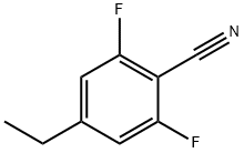 Benzonitrile, 4-ethyl-2,6-difluoro- Structure