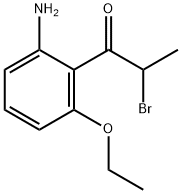 1-(2-Amino-6-ethoxyphenyl)-2-bromopropan-1-one Structure