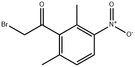 2',6'-Dimethyl-3'-nitrophenacyl bromide Structure