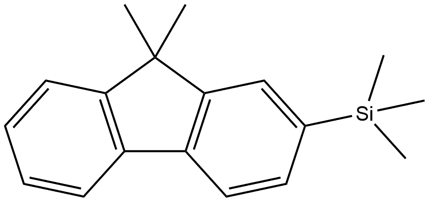 9,9-Dimethyl-2-(trimethylsilyl)-9H-fluorene Structure