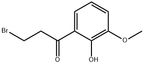 2-(3-Bromopropanoyl)-6-methoxyphenol Structure