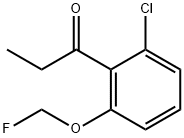 1-(2-Chloro-6-(fluoromethoxy)phenyl)propan-1-one Structure