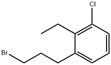 1-(3-Bromopropyl)-3-chloro-2-ethylbenzene Structure