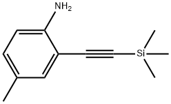 Benzenamine, 4-methyl-2-[2-(trimethylsilyl)ethynyl]-