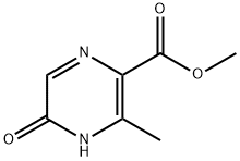 2-Pyrazinecarboxylic acid, 4,5-dihydro-3-methyl-5-oxo-, methyl ester Structure