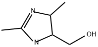 1H-Imidazole-5-methanol, 4,5-dihydro-2,4-dimethyl- Structure
