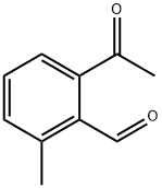 2-acetyl-6-methylbenzaldehyde Structure