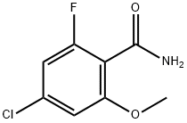 4-chloro-2-fluoro-6-methoxybenzamide Structure