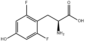 L-Tyrosine, 2,6-difluoro- Structure
