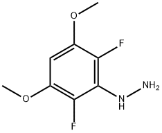 Hydrazine, (2,6-difluoro-3,5-dimethoxyphenyl)- Structure