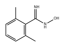 Benzenecarboximidamide, N-hydroxy-2,6-dimethyl- Structure