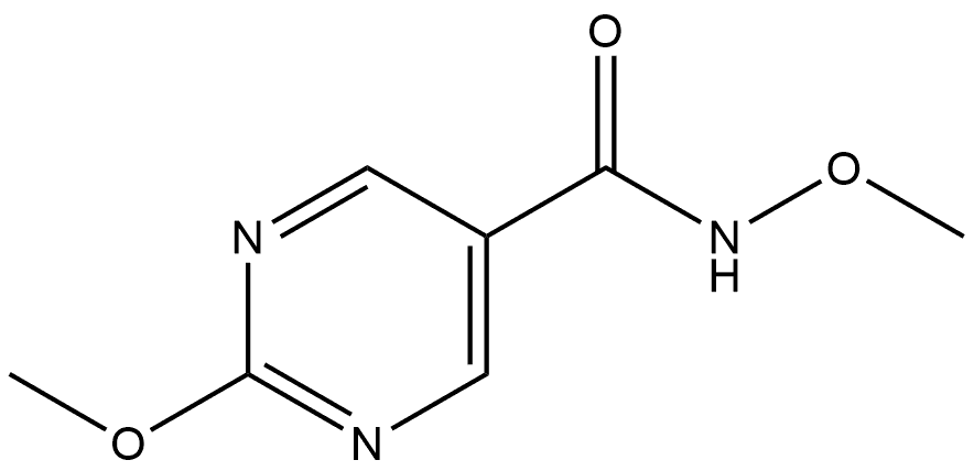 N,2-Dimethoxy-5-pyrimidinecarboxamide Structure