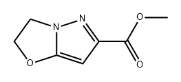 Pyrazolo[5,1-b]oxazole-6-carboxylic acid, 2,3-dihydro-, methyl ester Structure