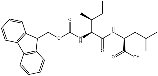 L-Leucine, N-[(9H-fluoren-9-ylmethoxy)carbonyl]-L-isoleucyl- Structure