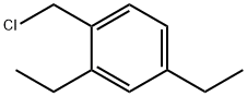 Benzene, 1-(chloromethyl)-2,4-diethyl- Structure