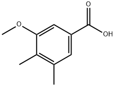 Benzoic acid, 3-methoxy-4,5-dimethyl- Structure