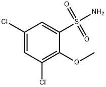 3,5-dichloro-2-methoxybenzene-1-sulfonamide Structure