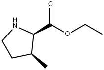 (2R,3S)-3-Methyl-pyrrolidine-2-carboxylic acid ethyl ester Structure