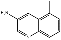 3-Quinolinamine, 5-methyl- Structure
