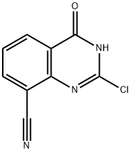 2-Chloro-4-oxo-3,4-dihydroquinazoline-8-carbonitrile Structure