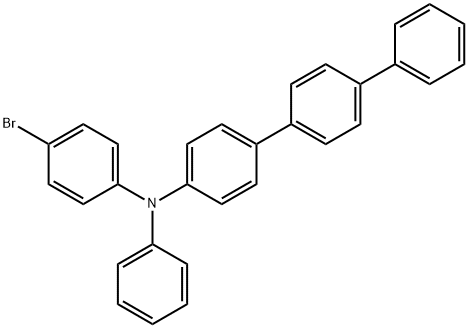 [1,1':4',1''-Terphenyl]-4-amine, N-(4-bromophenyl)-N-phenyl- Structure