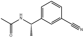 Acetamide, N-[(1S)-1-(3-cyanophenyl)ethyl]- Structure