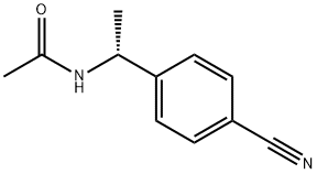 Acetamide, N-[(1R)-1-(4-cyanophenyl)ethyl]- Structure