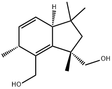1H-Indene-1,7-dimethanol, 2,3,3a,6-tetrahydro-1,3,3,6-tetramethyl-, (1S,3aS,6R)- Structure
