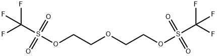 Methanesulfonic acid, 1,1,1-trifluoro-, 1,1'-(oxydi-2,1-ethanediyl) ester Structure