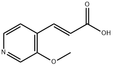 2-Propenoic acid, 3-(3-methoxy-4-pyridinyl)-, (2E)- Structure