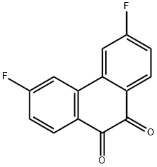 9,10-Phenanthrenedione, 3,6-difluoro- Structure
