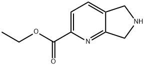 5H-Pyrrolo[3,4-b]pyridine-2-carboxylic acid, 6,7-dihydro-, ethyl ester Structure