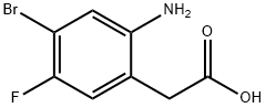 2-(2-amino-4-bromo-5-fluorophenyl)acetic acid Structure