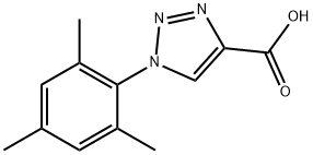 1H-1,2,3-Triazole-4-carboxylic acid, 1-(2,4,6-trimethylphenyl)- Structure