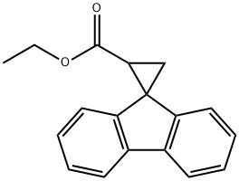 Ethyl spiro[cyclopropane-1,9''-fluorene]-2-carboxylate Structure