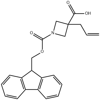 1-{[(9H-fluoren-9-yl)methoxy]carbonyl}-3-(prop-2- en-1-yl)azetidine-3-carboxylic acid Structure