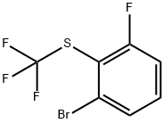 1-bromo-3-fluoro-2-[(trifluoromethyl)sulfanyl]benz ene Structure