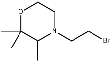 4-(2-bromoethyl)-2,2,3-trimethylmorpholine Structure