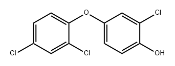 Phenol, 2-chloro-4-(2,4-dichlorophenoxy)- Structure