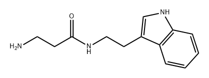 Propanamide, 3-amino-N-[2-(1H-indol-3-yl)ethyl]- Structure