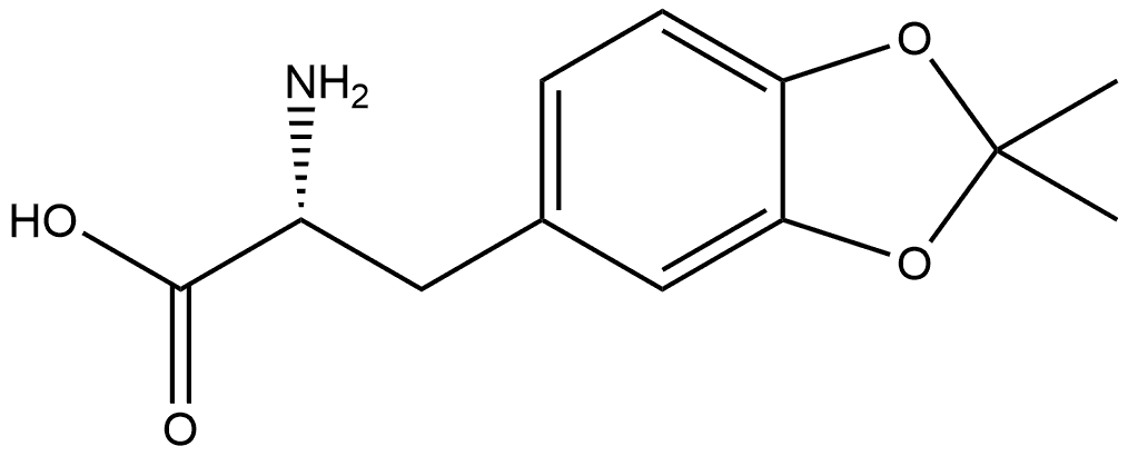 D-2-Amino-3-(2,2-dimethyl-benzo[1,3]dioxol-5-yl)-propionic acid Structure