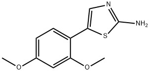 2-Thiazolamine, 5-(2,4-dimethoxyphenyl)- Structure