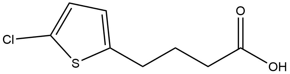 4-(5-chloro-thiophen-2-yl)-butyric acid Structure