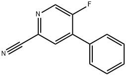 5-Fluoro-4-phenylpicolinonitrile Structure