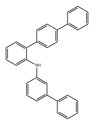 [1,1':4',1''-Terphenyl]-2-amine, N-[1,1'-biphenyl]-3-yl- Structure