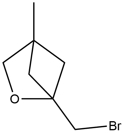 1-(bromomethyl)-4-methyl-2-oxabicyclo[2.1.1]hexane Structure
